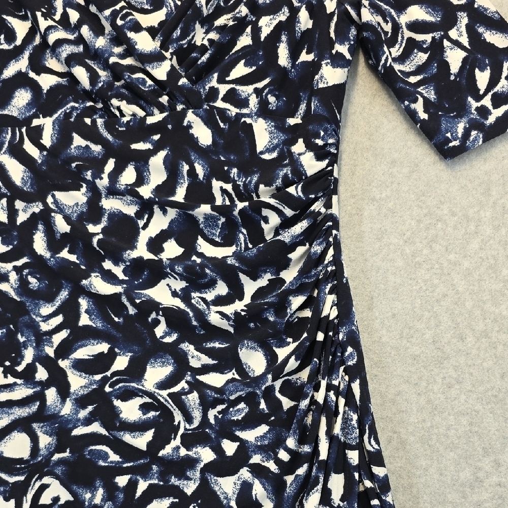 Ralph Lauren Navy and White Dress - Picture 4 of 11